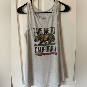 SUPER SOFT California tank with small slits on the bottom sides